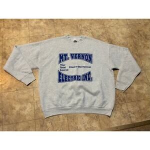 Vintage Mt Vernon Electric Sweatshirt Fruit of the Loom XL